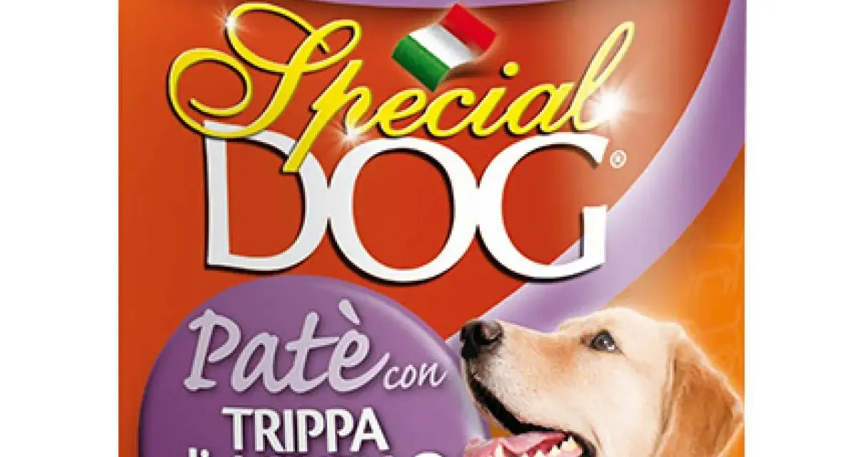 Pâté Special Dog con trippa di agnello, un vero piacere gourmet per il tuo amico a quattro zampe.